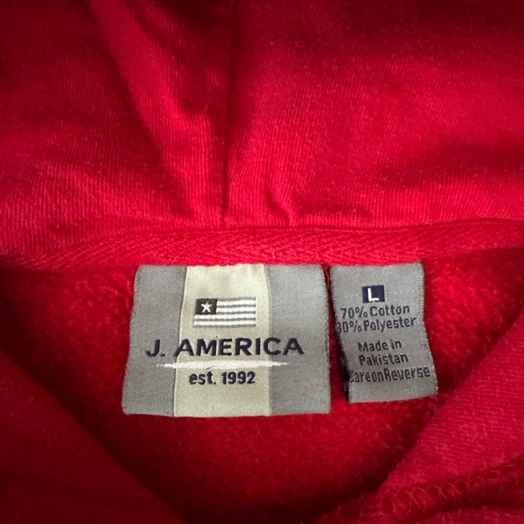 #206 Louisville Cardinals hoodie made by J America - Picture 7 of 11